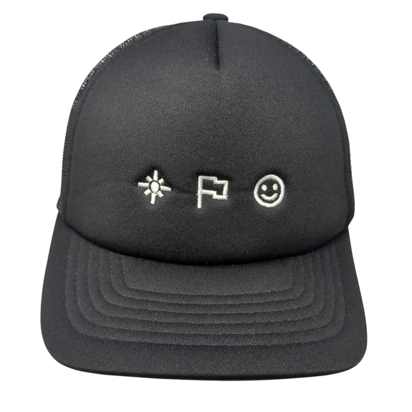 The Classics Yupoong Snapback Trucker Hat Black One Size The Classics Yupoong